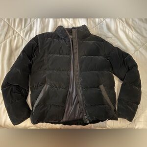 Athleta Black Puffer Coat - XS